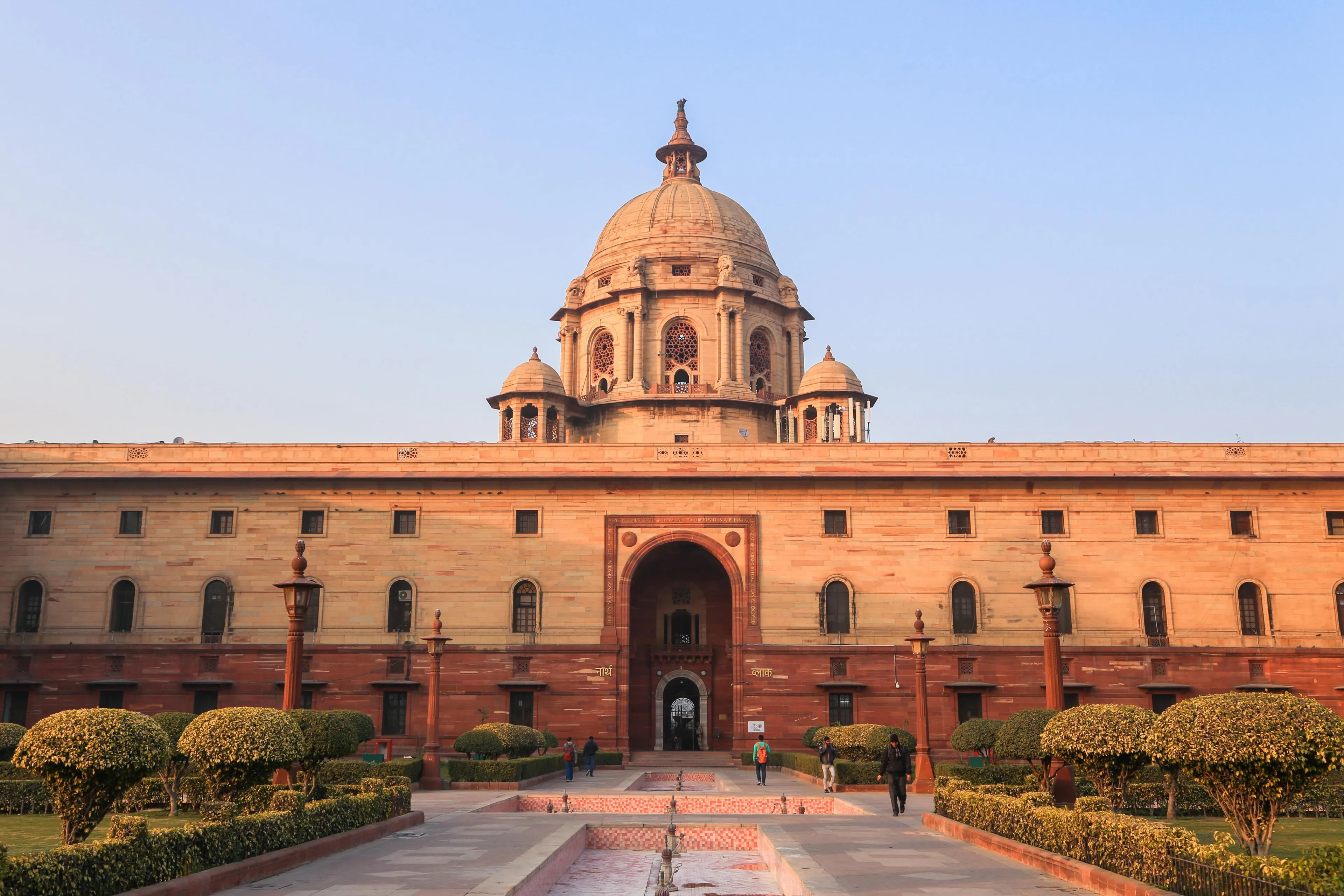 Rashtrapati Bhavan, the President of India's residence in New Delhi