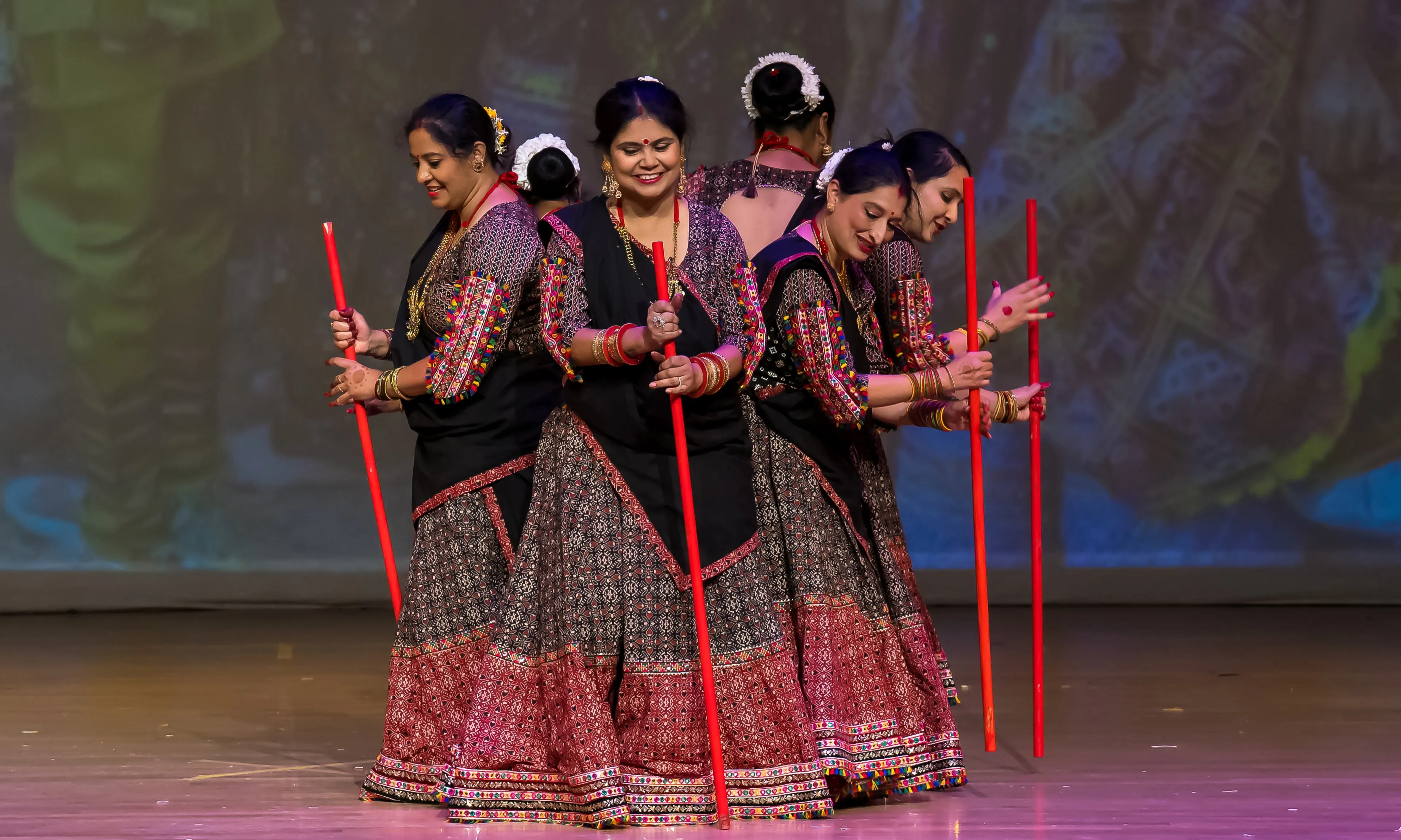 NSDA dancers performing Tippani on stage