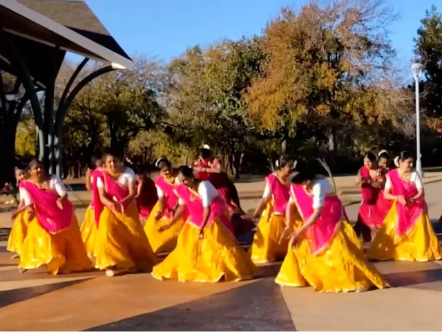 NSDA students performing Garba to ‘Garbo’
